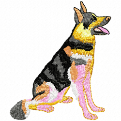 Dogs Embroidery Design 2 Dogs Embroidery Design 2